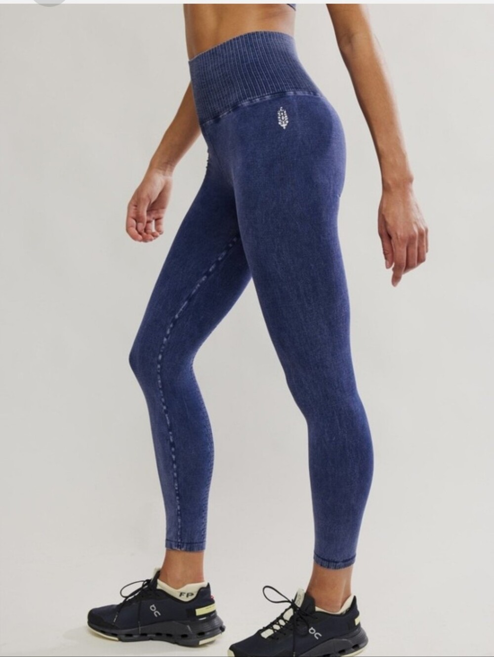 Free People Blue Good Karma Leggings Sz Xs